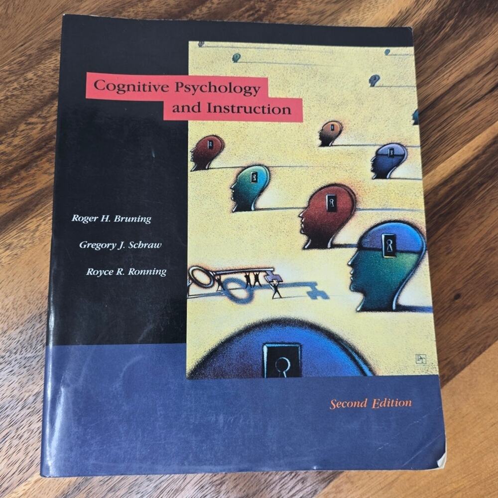 Cognitive Psychology and Instruction 2nd Edition ISBN 0-02-315911-1